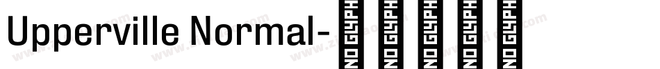 Upperville Normal字体转换